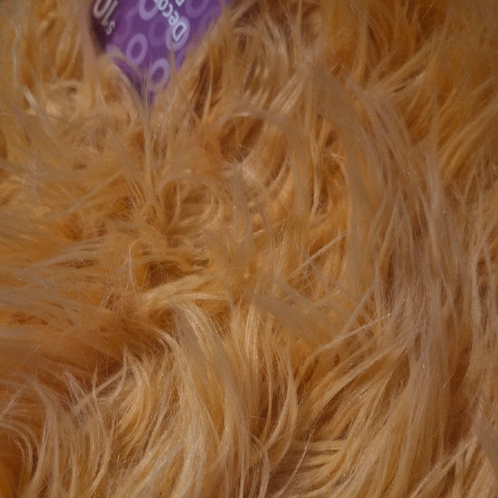 Cozy Plush Pillow - Golden Tan